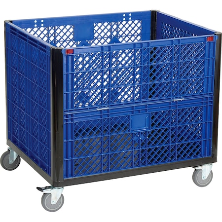 Global Industrial 39-1/4 in Overall L, 29 in Overall H, 31-1/2 in Overall W, Polypropylene 603087DC